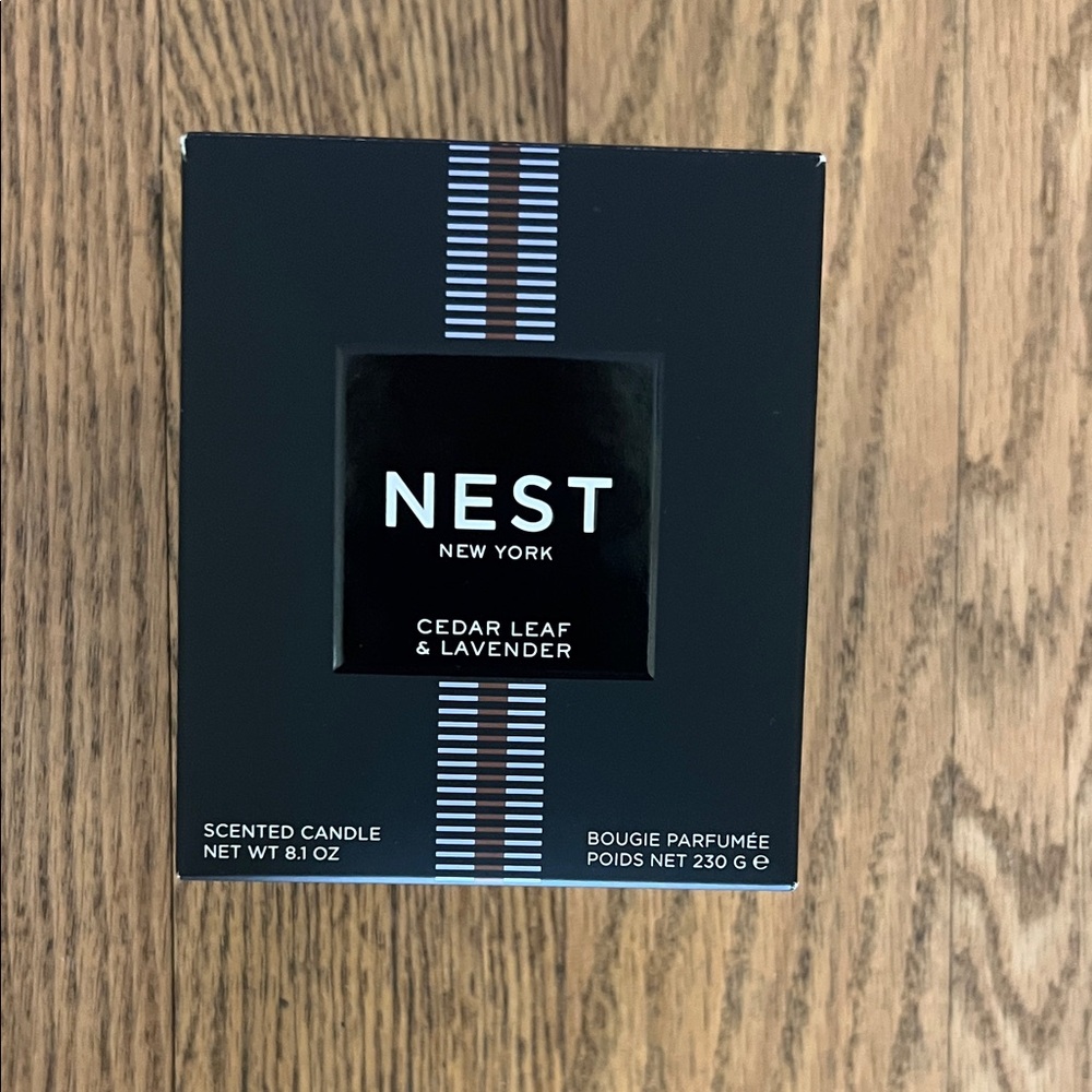 NEST Fragrances Cedar Leaf & Lavender Candle with Black Label